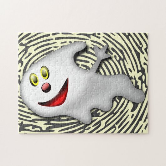 Happy Ghost - Puzzle (Horizontal)
