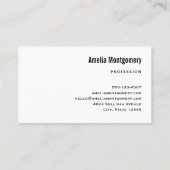 Happy Ghost Retro Hippie Vibe Visitenkarte (Rückseite)