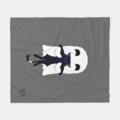 Happy Ghost & Scraggy Black Cat Fleece Thread (Vorderseite (Horizontal))