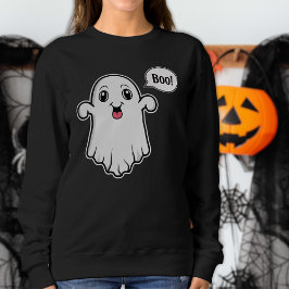 Happy Ghost Sprichwort Boo Spooky Halloween Sweatshirt