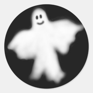 Happy Ghost Sticker