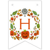 Happy Ghosts Boothday Birthday Wimpelkette (Zweite Fahne)