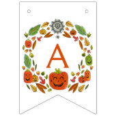 Happy Ghosts Boothday Birthday Wimpelkette (Dritte Fahne)