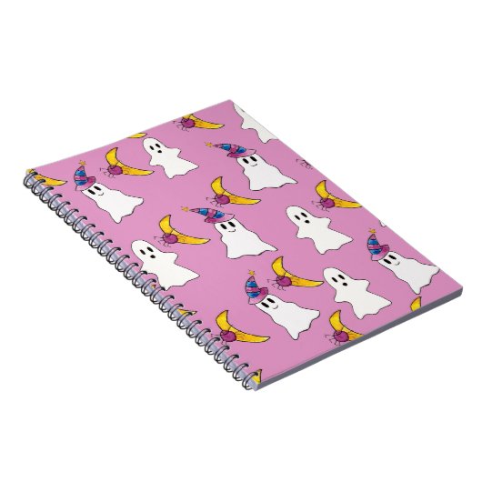 Happy Ghosts Notizblock (Rechte Seite)