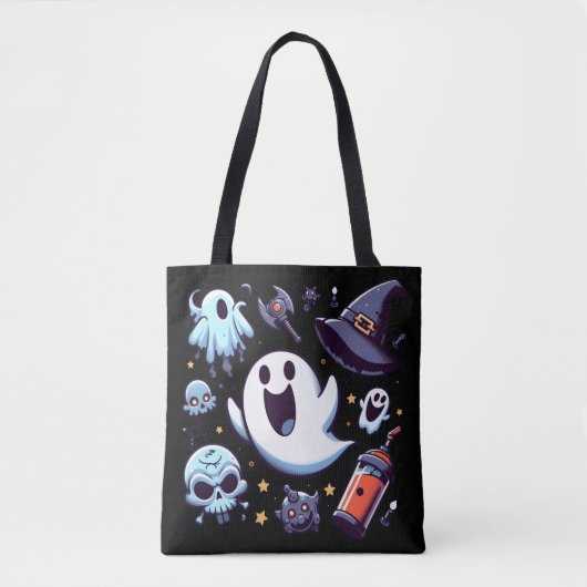 Happy Ghosts & Spooky Fun Halloween Tasche (Vorderseite)