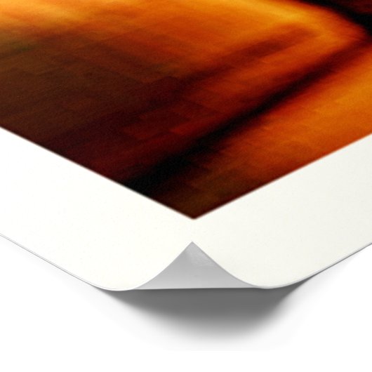 Happy Ghost's Thumbs Up Poster (Ecke)