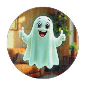 Happy Ghost's Thumbs Up Schneidebrett (Vorderseite)