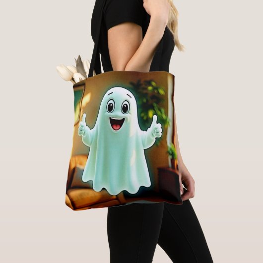 Happy Ghost's Thumbs Up Tasche (Von Nahem)