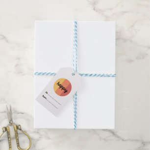 Happy Gift Tags Geschenkanhänger