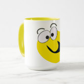 Happy Giggles Face Tasse (Vorderseite Links)
