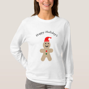 Happy Ginger Broad Man Holiday T-Shirt