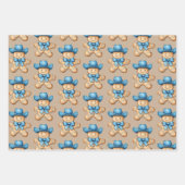 Happy Gingerbread Cowboy Geschenkpapier Set (Vorderseite)