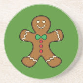 Happy Gingerbread Man Getränkeuntersetzer (Vorne)