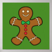 Happy Gingerbread Man Poster (Vorne)