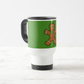 Happy Gingerbread Man Reisebecher (Vorderseite Links)