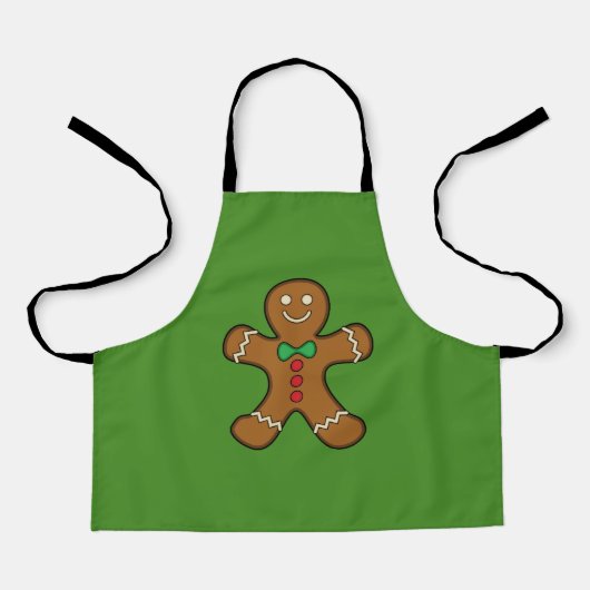 Happy Gingerbread Man Schürze (Vorderseite)