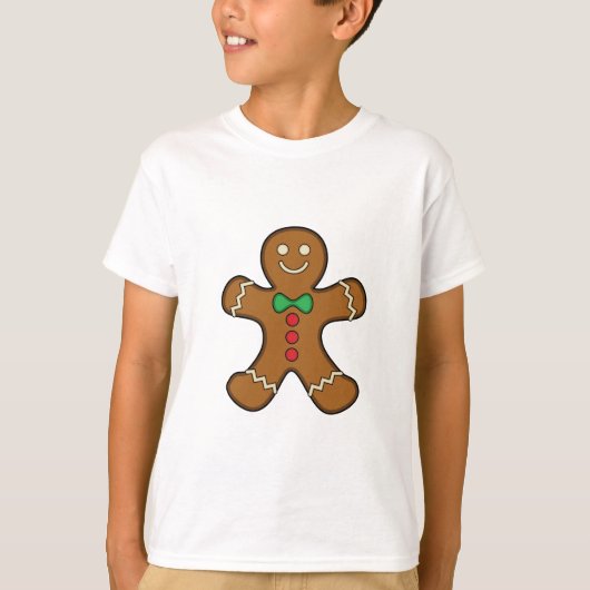Happy Gingerbread Man T-Shirt (Vorderseite)