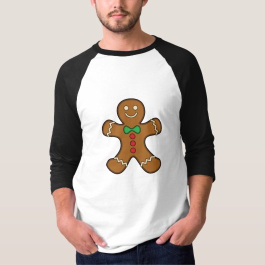 Happy Gingerbread Man T-Shirt (Vorderseite)