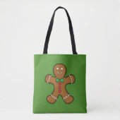 Happy Gingerbread Man Tasche (Vorderseite)