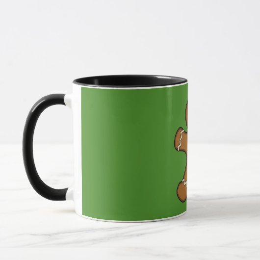 Happy Gingerbread Man Tasse (Links)