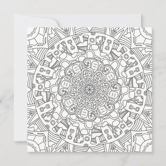 Happy Gingerbreads: Detaillierte Farbflachkarte (Vorderseite)