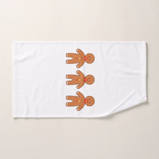 Happy Gingerbrot Männer Badhandtuch Set (Handtuch)