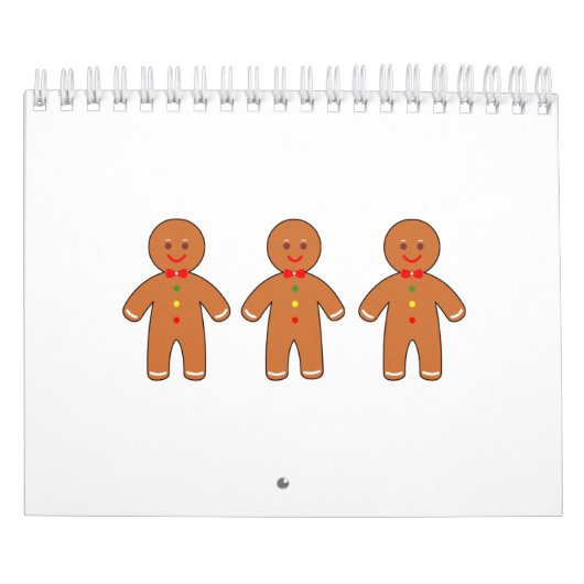 Happy Gingerbrot Männer Kalender (Titelbild)