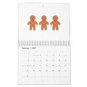 Happy Gingerbrot Männer Kalender (Feb 2027)