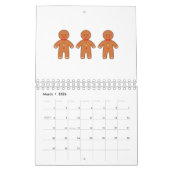 Happy Gingerbrot Männer Kalender (Mär 2026)