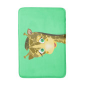 Happy Giraffe Funny Bath Mat Badematte (Vorderseite Vertikal)
