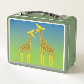 Happy Giraffe Herd Lunch Box (Rückseite)