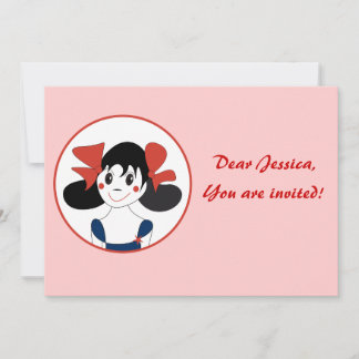 Happy Girl Einladung