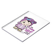 Happy Girl Notebook Notizblock (Linke Seite)