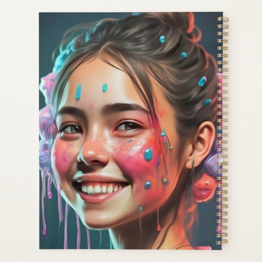 Happy Girl Planer (Rückseite)