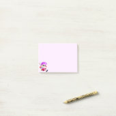 Happy Girl Post-it® Notes Post-it Klebezettel (Auf Schreibtisch)