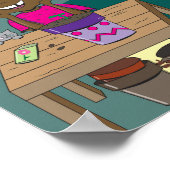 Happy Girl Starring auf ihrem Seedlings Poster (Ecke)