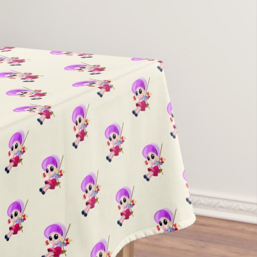 Happy Girl Tablecloth Tischdecke (Beispiel)
