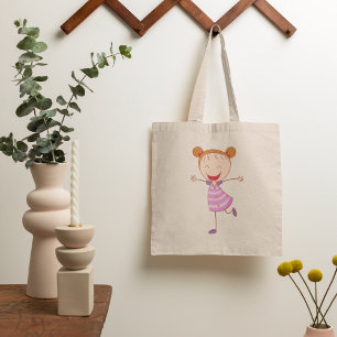Happy Girl Tote Bag Tragetasche