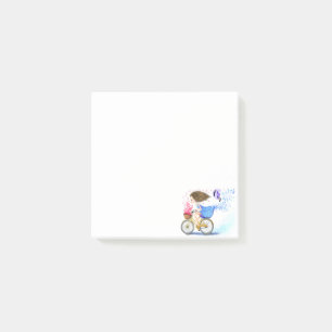 Happy Girl with Bike Post-it® Notes Post-it Klebezettel