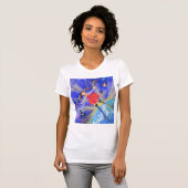 Happy Girl with Birds T - Shirt - Happines (Vorne ganz)