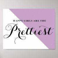 Happy Girls sind die Hübschen Abstrakten Lilac