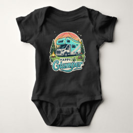 Happy Glamper Adventure Baby Bodysuit Baby Strampler