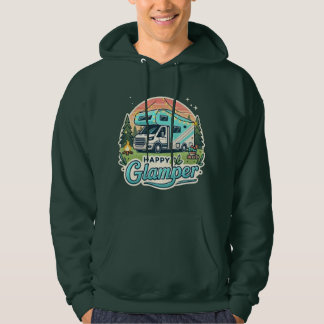 Happy Glamper Mens Hoodie