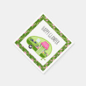 Happy Glamper Paper Napkins Serviette (Ecke)
