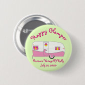 Happy Glamper Pink Vintager Ham Trailer Button (Vorne & Hinten)