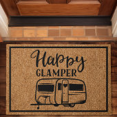 Happy Glamper Rustic Custom Family Camping Fußmatte