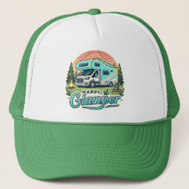 Happy Glamper RV Adventure Trucker Hat Truckerkappe