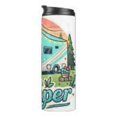 Happy Glamper Travel Mug - Erlebnis wartet Thermosbecher (Nach rechts gedreht)