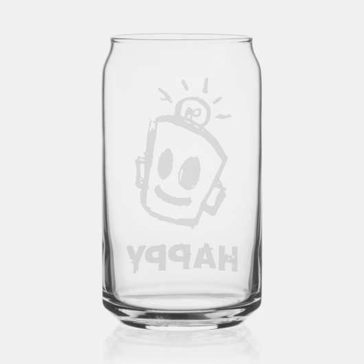 Happy Glas (Rückseite)