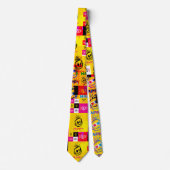 HAPPY Glitch Neck Tie Krawatte (Vorderseite)